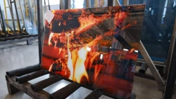 Safety tempered glass with digital printing SGPrint for glazing of building constructions, furniture, household appliances.