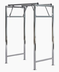 Suspension for carcasses, 2 crossbars, 2 vertical supports 1000x1000x2000 mm