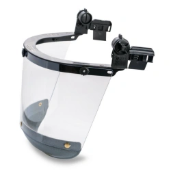 Face shield with helmet attachment for KBT VISION® TITAN safety helmet, article no. 04391