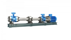 Horizontal centrifugal pumps type NCS and electric pump units on their basis
