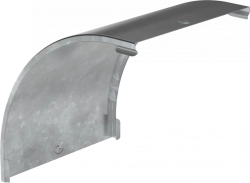 CPV41D-0-90-90-200-08-HDZ Smooth turn cover type B20 ESCA 200mm IEK 114438:CPV41D-0-90-200-08-HDZ. 90° type B20 ESCA 200mm HDZ I