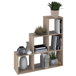 Polini Home Smart Cascade 6-piece shelving unit, oak, Article ID 0001696.68