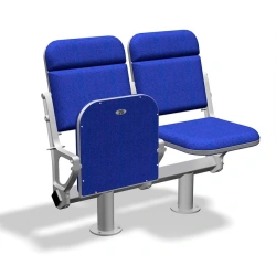 Semi-upholstered folding armchair "Elegant-M"