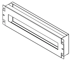 19" RACK5 brand enclosure accessories: 19" DIN rail panels RA.PW