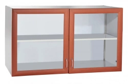 Wall shelf with swinging doors PNR-2D