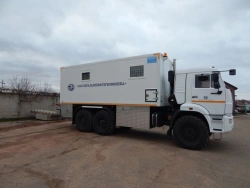 Laboratory of perforating station LPS model 6799S on chassis KAMAZ-5350-D5