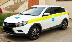 Vehicle type LV00, mod. LVS01J, cat. M1 exclusively for carriage of disabled persons, on the basis of LADA GF.