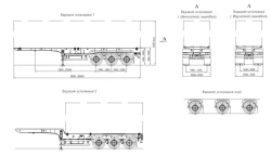 Semitrailer SAV 93183K1...K7 (suspension: spring, service brake system with ABS)