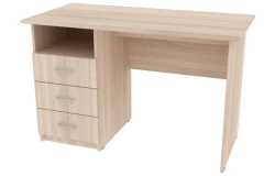Desk with LEFT drawer (3 drawers) 1200x600x750mm (WxHxH) 405.331 cm.