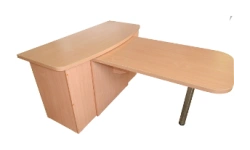 Table with a pedestal cabinet and a briefing console art. U.02.12; U.02.30; U.06.01