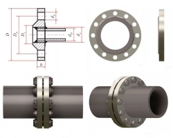 Flange connections.