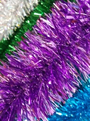 Tinsel 5-ply, length 1.8M, light purple
