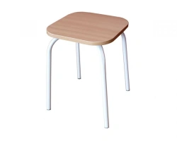 Stool Model: T-1 (with a seat made of fibreboard), metal frame of "Edelwood" trade mark