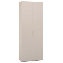 "SOHO" FCD-02.DS, 2-door cupboard, shelf, pull-out rod Ch.400 (beige) from the set of modular furniture "SOHO".