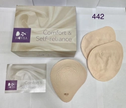 Breast (breast) exoprosthesis based on silicone gel, model 442