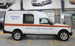 Motor vehicle modification NV210F, category M1G, made on the basis of vehicle LADA NIVA, type 21
