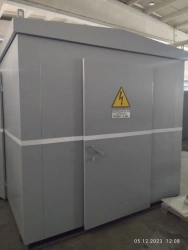 Complete transformer substations of feed-through type KTPN with capacity 500-2500 kVA for voltage 6(10)/0,4 kV [RUS version].