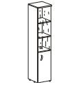 Shelving units of wooden series "Style B"