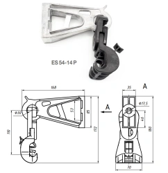 Intermediate suspension kit ES 54-14 P