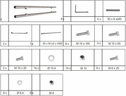 Metal sill protector Iveco Daily MWB