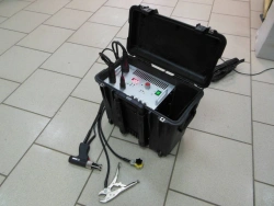 Installation of condenser welding of EHS leads NGK-UKPV EHS