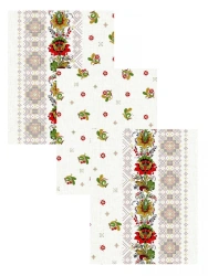Canteen and kitchen articles in sets and separate items: towels of synthetic fabrics