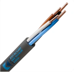Cables not spreading combustion in group laying, with reduced smoke and gas emission and low toxicity of products