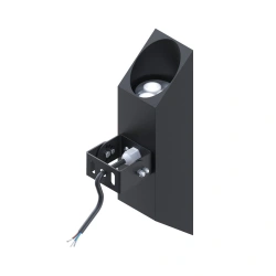Architectural luminaire SVETHOLL Buffy double square with overhead lens L78 B78 H350 power supply unit in LED 30W housing