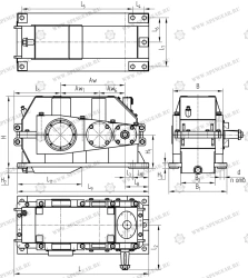 Special horizontal reducer RTSD-500SPR