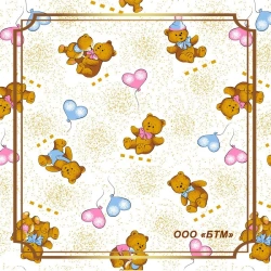 Ready-made printed cotton fabric, flannel article 1670