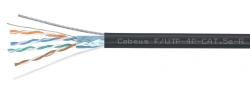 CABLE SIMMETRICH FOR DIGITAL TRANSMISSION SYSTEMS Cabeus Twisted Pair Shielded F/UTP Cable, Category 5e, with tether