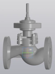 Control valves made of carbon, alloyed and stainless steel, type STK-KR.