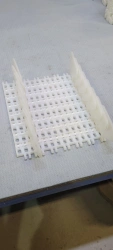 Modular strip ML2540 PE (xx X xx mm; side stop H=xx mm, edge margin xx mm; pin NYL)