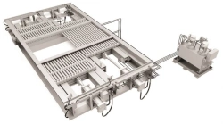 Hydraulically driven bayonet gate SHZG