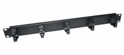 Horizontal organiser with plastic rings
