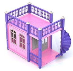 Dolls' house "Princess Castle" (1 floor) (pink)
