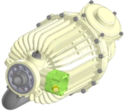 Air-cooled M-9 four-stroke single-cylinder rotary-cylinder-valve internal combustion engine 30.3 kW dl