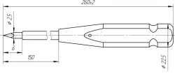 Shaft, article no. 846.101