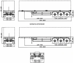 Semi-trailer-container truck 4589RA (in version for carriage of dangerous goods belong to vehicles EX/II, EX