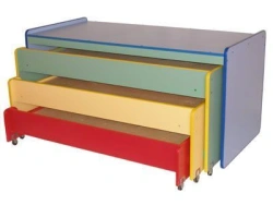 Bunk bed with bureau (art. 50046-047)