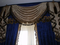 Lambrequin straight (decorative cross strip, for decoration of window and door apertures and arches)