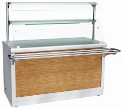 Refrigerated high-temperature display counter with neutral cabinet ???(?)-70?-07-?? (kashir.)