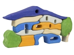 Wooden construction set "Southern house" 13020