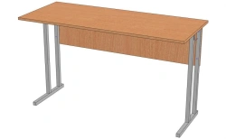 Non-adjustable two-seater pupil's desk. Model: PUN-2