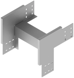 Corner tray vertical external 90 degree G-shaped ONL 000x000 GV90 , with overall dimensions from 100x40 mm to 600x110 m