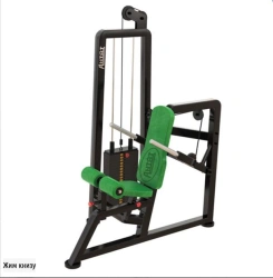 Weight-block machine Lower body press