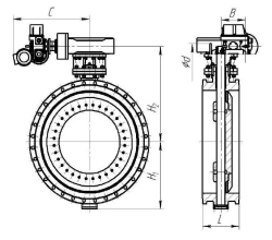 Flanged disc gate valve ZD DN 20-3000 PN 0.25-6.3 MPa