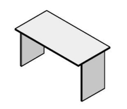 Straight table. Agat" furniture set
