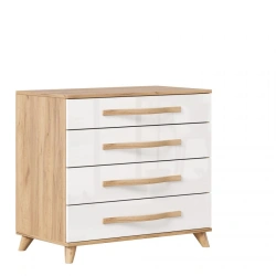 Marta-2 LD.406090.000 Dresser (Golden Oak/White gloss)