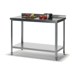 Cutting table SROP-2 with stainless and galvanised steel edge